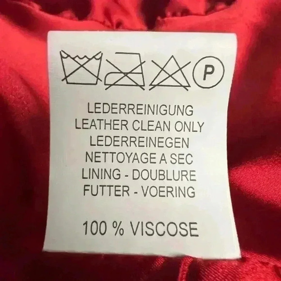 Route Marcopolo Red and Black Soft Italian Lambskin Leather Jacket Womens Sz XL - Picture 6 of 11